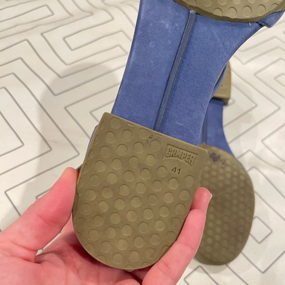 Camper Blue Round Toe Flats - Picture 13 of 13